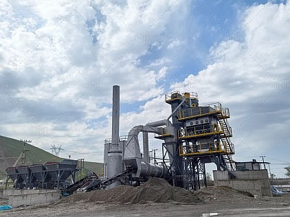 100tph asphalt batching plant for road construction